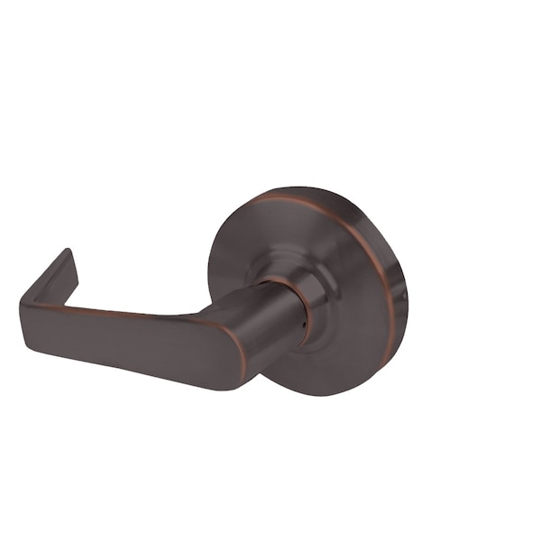 Schlage Grade 2 Dummy Cylindrical Lock with Field Selectable Vandlgard, Saturn Lever, Non-Keyed, Aged Bronze - ALX170 SAT 643E