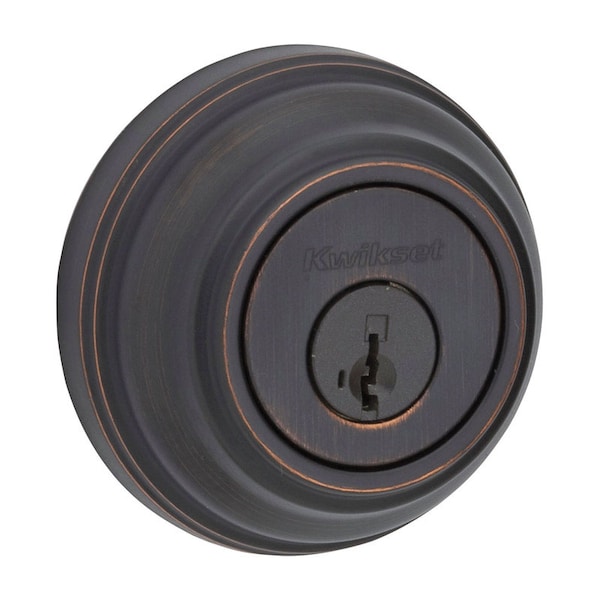 Kwikset Kwikset SmartKey Venetian Bronze Metal Deadbolt - 99800-122
