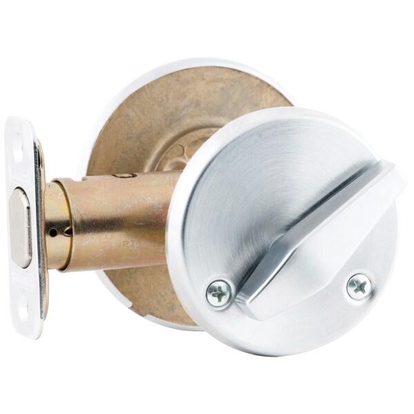Schlage Grade 2, Door Bolt w/ Interior Rose, Keyless, US26, Rectangle Stk - B581 625