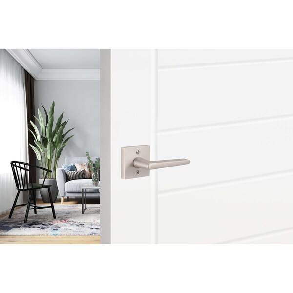 Sure-Loc Hardware Sure-Loc Hardware Basel Square Dummy Lever, Satin Nickel - BS100-SQ 15