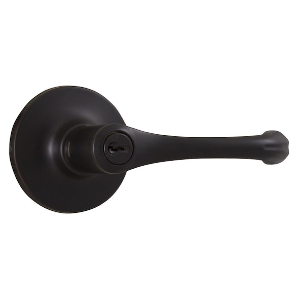 Weslock Somerset Entry Lock ADJ Latch and Full Lip Strike Oil Rubbed Bronze - 00240V1V1FR22
