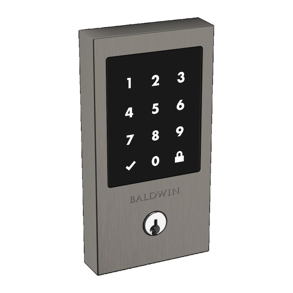 Baldwin Estate Baldwin Z-Wave Minneapolis Touchscreen Deadbolt with Schlage C Keyway Graphite Nickel Finish - 8225076ZW