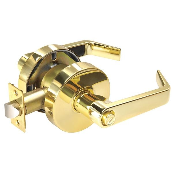 Assa Abloy Accentra Lever Lockset, Mechanical, Privacy, Grade 2 - AU4602LN X 605