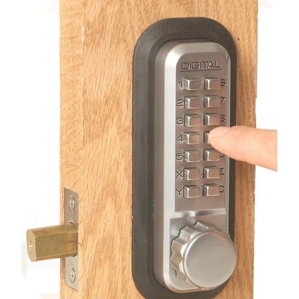 Lockey Lockey: 2210ABKO Mechanical, Keyless Deadbolt - 2210-KO-AB