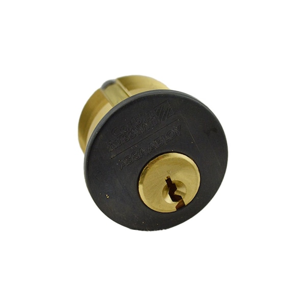 Corbin Russwin 1-1/8" Standard Mortise Cylinder with Cloverleaf Cam and 6 Pin 60 Keyway Oil Rubbed Bronze - CR1000118A0161360