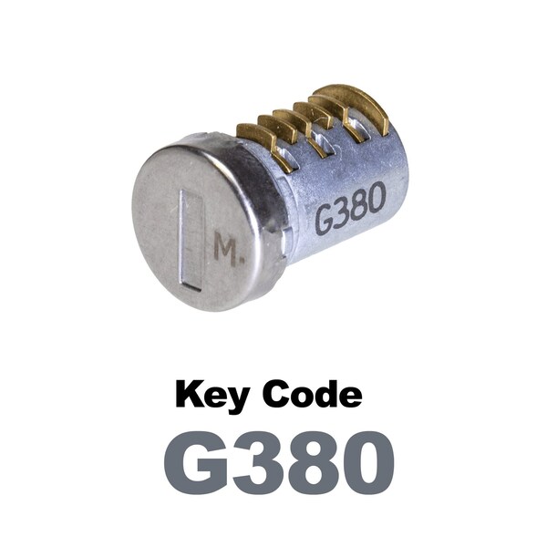 Global Replacement Lock Cylinder, For Master Key Applications, For use in Locks with Key Code G380 - KC-SM-NK-380