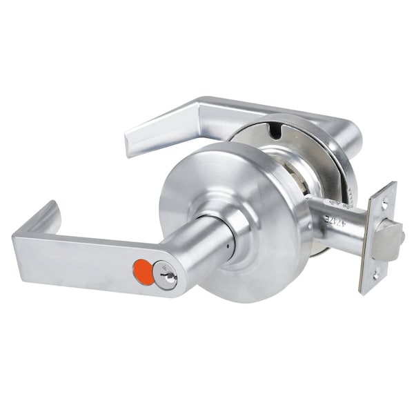 Schlage Grade 2 Entrance Cylindrical Lock with Field Selectable Vandlgard, Rhodes Lever, SFIC Construction C - ALX53H RHO 626