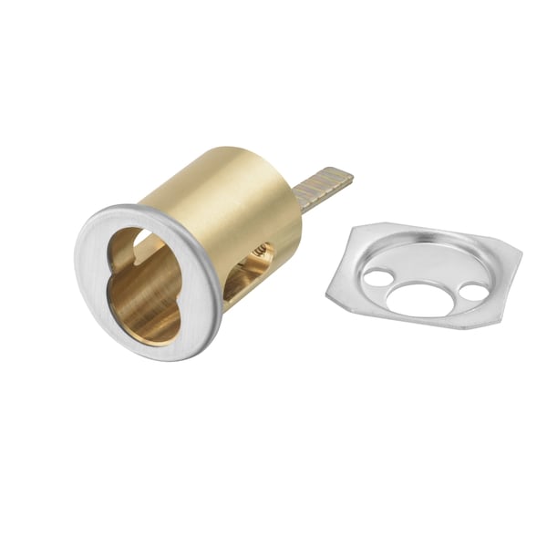 Yale Commercial Large Format Interchangeable 6 Pin Rim Housing Only US26D 626 Satin Chrome Finish - 1212626