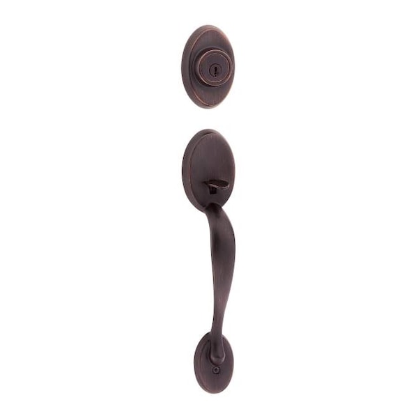 Kwikset Chelsea Dummy Exterior Handleset w/New C - 802CELIP-11P