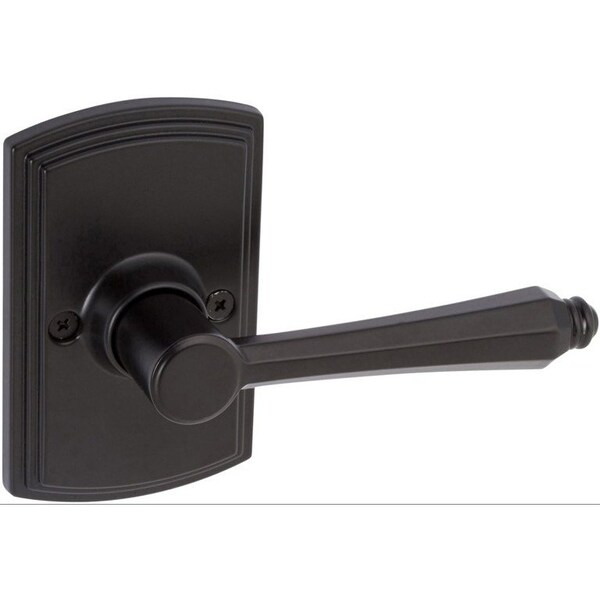 Delaney Hardware Italian Collection Florini Black Dummy Door Lever - 365004