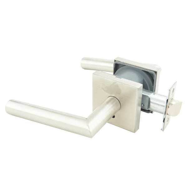 Omnia Lever Lockset, 12 Design/Square Rose - 12S/00.PR32D