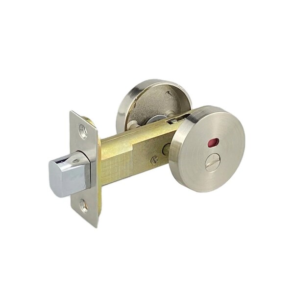 Ecs Hardware Commercial Privacy Indicator Deadbolt, 26D, Satin Nickel, Grade 2 - ECSH-CDBI201-SC