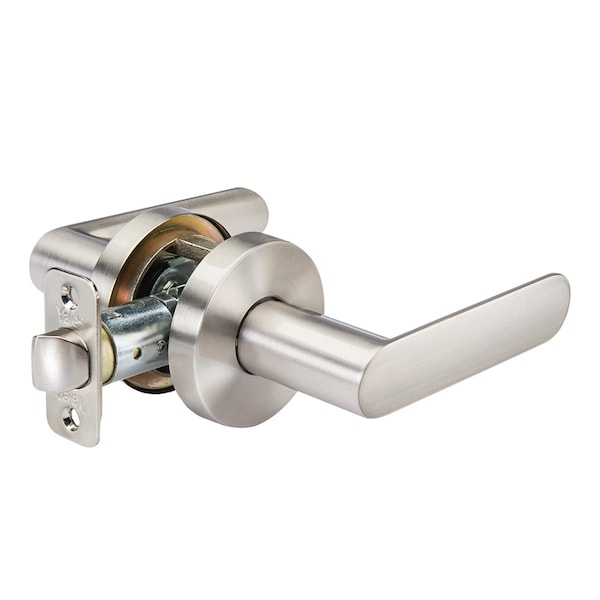 Yale Real Living YH Collection Kincaid Lever with Flat Round Rose Passage Lock US15 (619) Satin Nickel Finish - YR11KCFR619