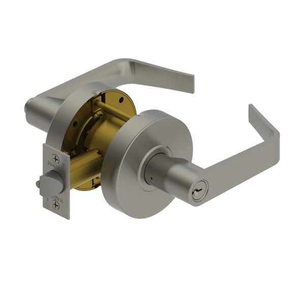Hager Grade 2 Storeroom Cylindrical Lock, WTN Lever, Satin Chrome - 2580 SCC WTN US26D KD