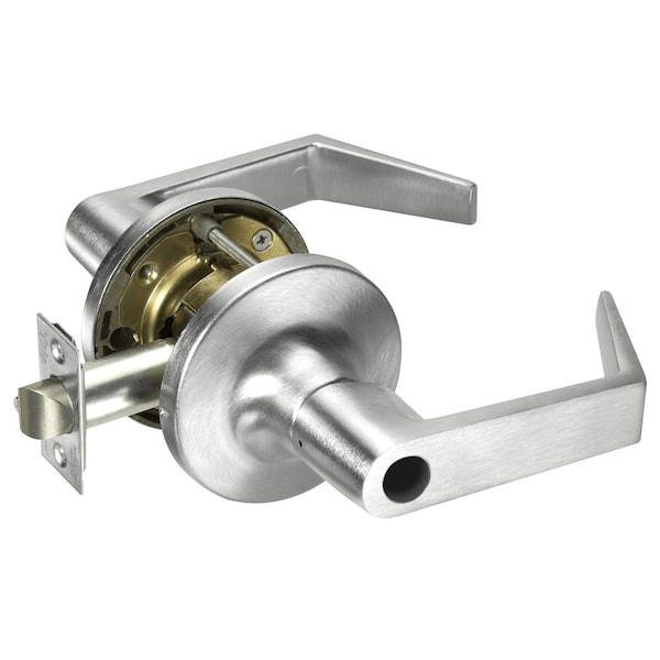 Yale Grade 1 Entry Cylindrical Lock, Augusta Lever, Less Cylinder, Satin Chrome Finish, Non-handed - AU5407LN LC 626