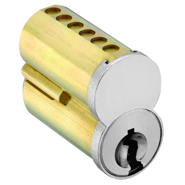 Arrow Lock Pointe SFIC Core, 7-pin TB Keyway, Uncombinated, US26D, 4 Pack - 7100CRP-UCXTB 26D (4PK)