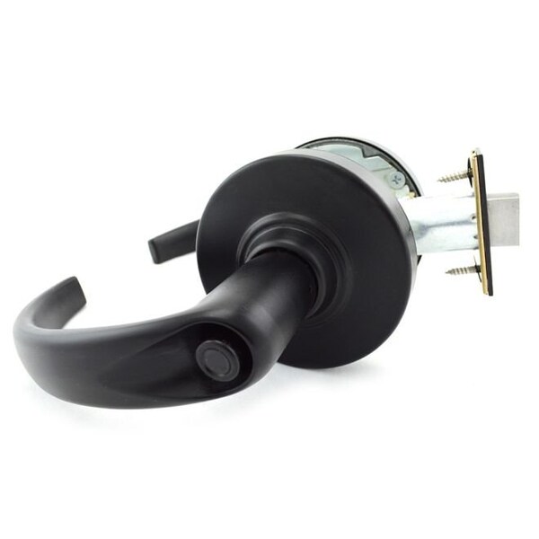 Schlage Commercial Privacy Sparta Lever 47267038 2-3/4" Springlatch ANSI Strike Matte Black - ALX40SPA622