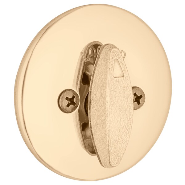 Kwikset Kwikset Polished Brass Metal Deadbolt - 96600-716