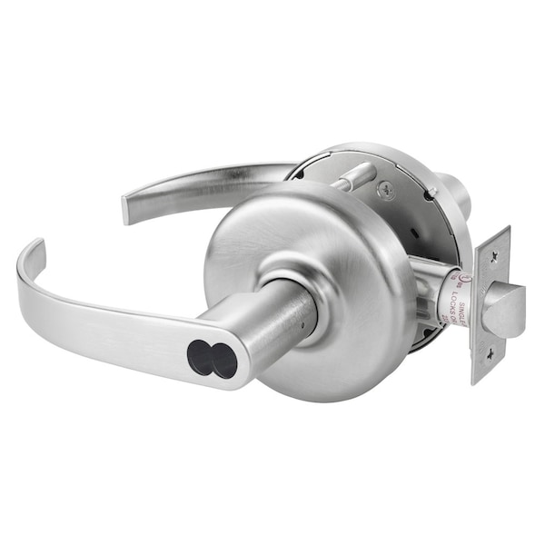Corbin Russwin Grade 2 Classroom Cylindrical Lock, Princeton Lever, Corbin Russwin 6-Pin LFIC Less Core, Satin Chro - CL3855 PZD 626 CL6