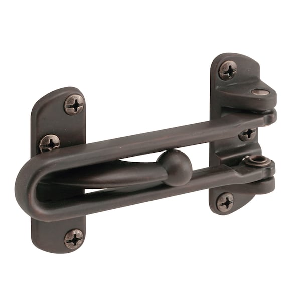 Prime-Line Diecast, Classic Bronze, Swing Bar Door Guard - U 10309