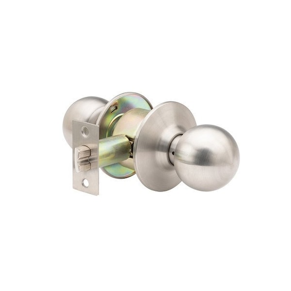 Global Door Controls GLC Series Brushed Chrome Grade 3 Commercial/Residential Passage Door Knob - GLC-5110B-626