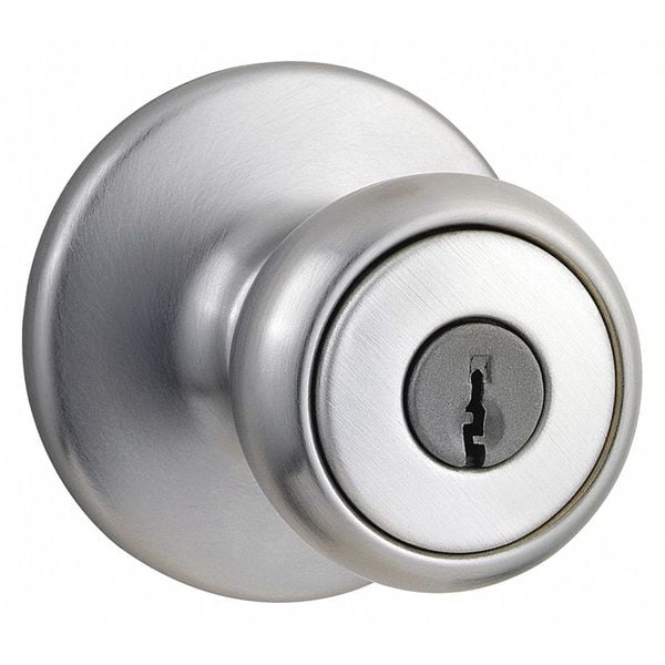 Kwikset Knob Lockset, Mechanical, Entrance - 400T-26D