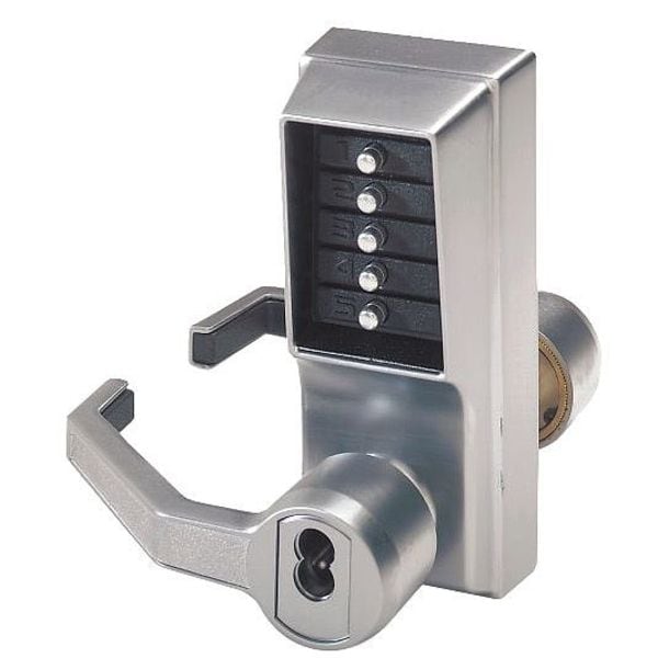Simplex Push Button Lock, Entry, Key Override - LL1021R-26D-41