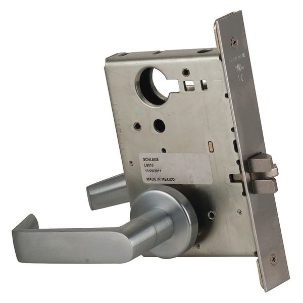 Schlage Schlage Mortise Passage Lockset, Lever, Passage - L9010 06A 626