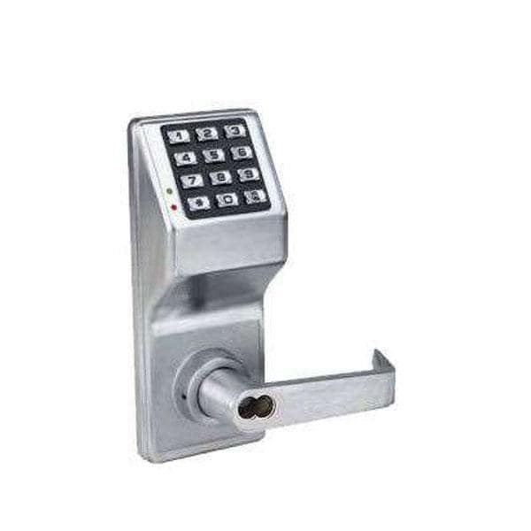 Alarm Lock AlarmLock: Trilogy DL2700IC T2 Keypad Lever Lock w/ Interchangeable Core / Satin Chrome 26D - ALL-DL2700IC-26D