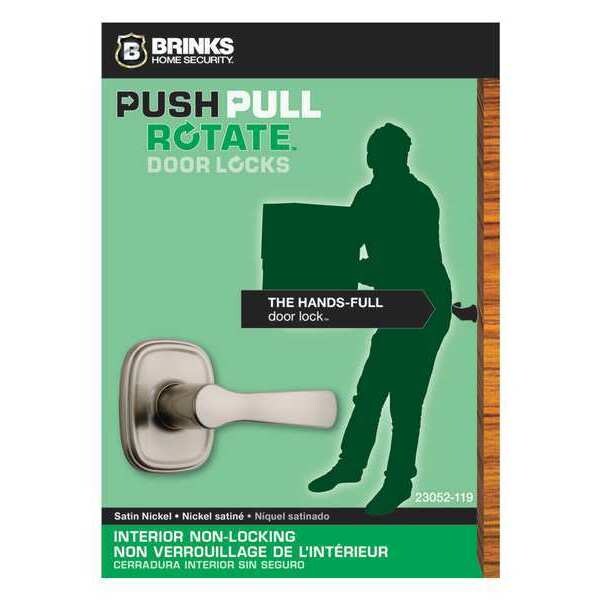 Brinks Home Security Alwood Passage, Satin Nickel, Doorlock - 23052-119