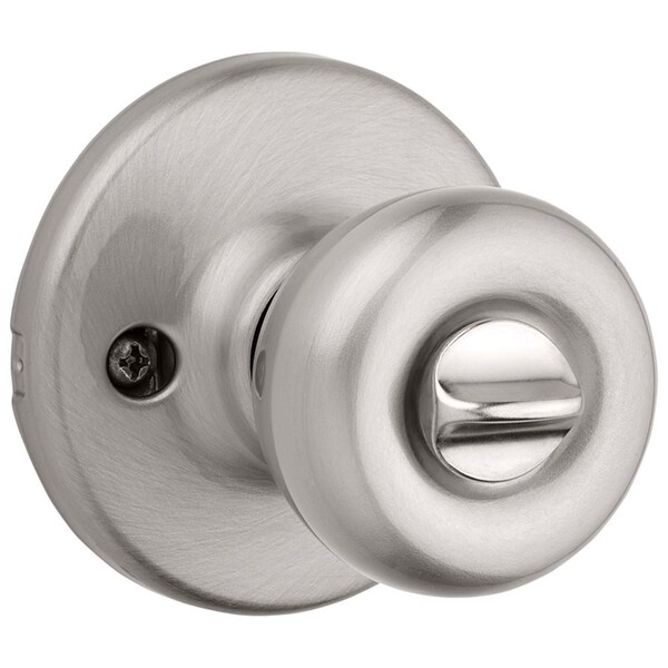 Kwikset Kwikset Tylo Satin Nickel Entry Door Knob 1-3/4 in. - 94002-820