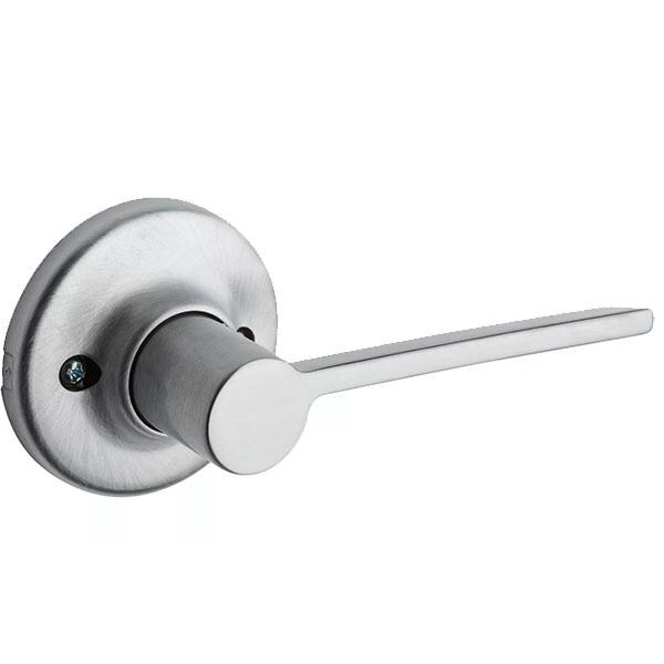 Kwikset Kwikset: Ladera Helf Dummy Lever with Round Rose / Satin Chrom / RH - KWS-488LRL-RDT-RH-26D-V1