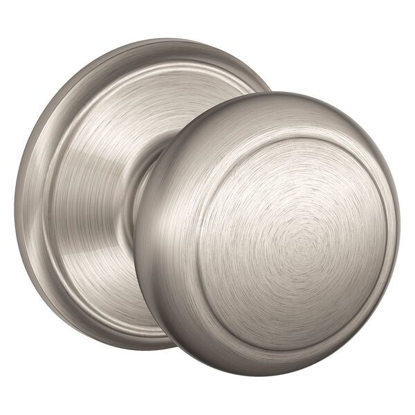 Schlage Knob Lockset, Mechanical, Passage, Grd. 1 - F10 AND 619
