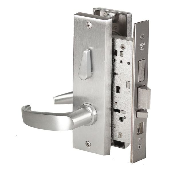 Best Mortise Lockset, Lever, 45H, 45H Escutcheon, Entrance, Mech. - 45H7AB14M626RH