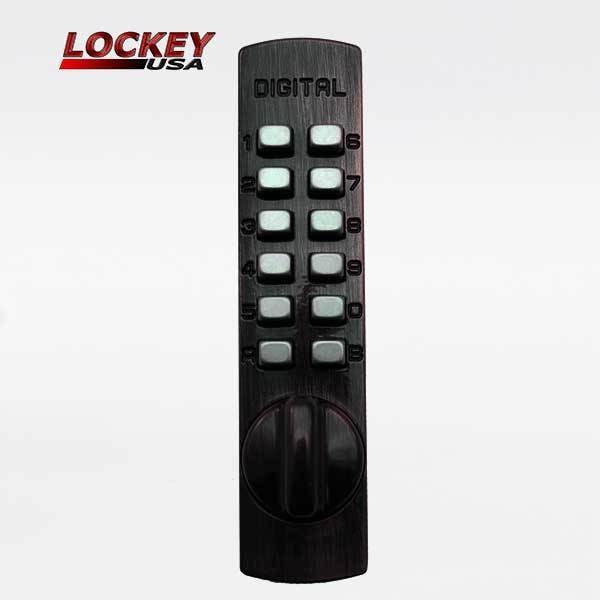 Lockey Lockey: Surface / Rim Mount Digital Keyless Combination Lock C120-ORB (C-120-ORB) - C120-ORB