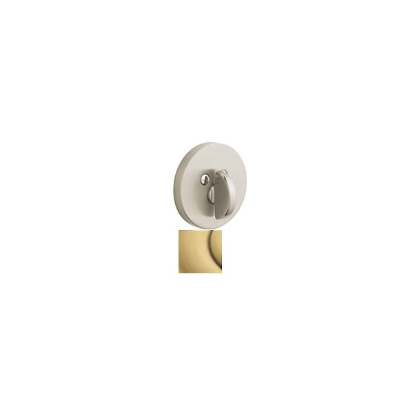Baldwin Estate Satin Brass with Brown Deadbolts - 8241.060.PAT