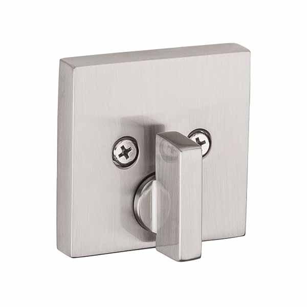 Kwikset Kwikset: Downtown Low Profile Single Cylinder Deadbolt with SmartKey Technology / Satin Nickel - KWS-258-SQT-SMT-15