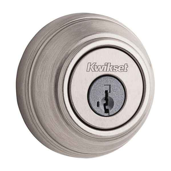 Kwikset Kwikset SmartKey Satin Nickel Metal Deadbolt - 99800-123