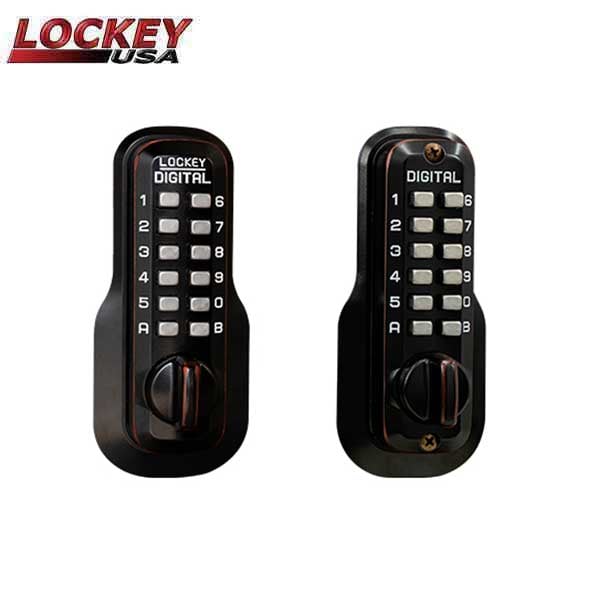 Lockey Lockey: Digital M210 Double Combination Keyless Deadbolt Lock - Marine Grade - M210-DC-MG