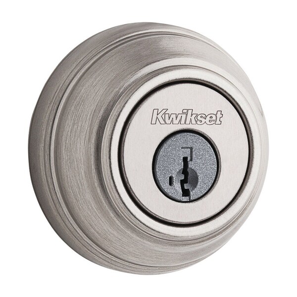 Kwikset Kwikset SmartKey Satin Nickel Metal Deadbolt - 99850-074