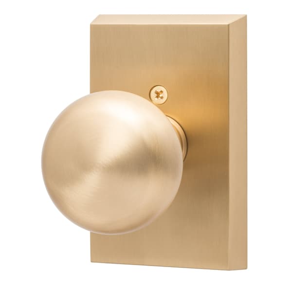 Sure-Loc Hardware Sure-Loc Hardware Oakley Passage Knob, Satin Brass - OK101 SB