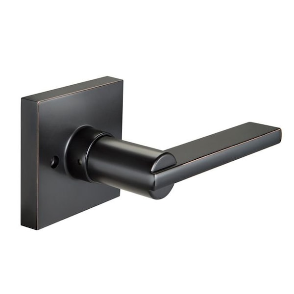 Yale Residential Edge YE Series Passage Lock with Seabrook Lever and Square Rose US10BP Oil Rubbed Bronze Permanent F - YR11SBSQ10BP