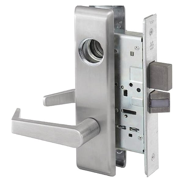 Assa Abloy Accentra Mortise Lockset, Mechanical, Dormitory - 8822FL AUCN 626 RH LC