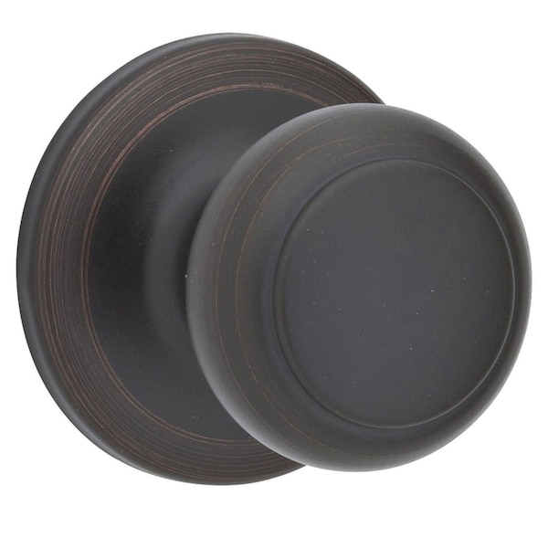 Kwikset Kwikset Cove Venetian Bronze Passage Door Knob Right or Left Handed - 92001-511