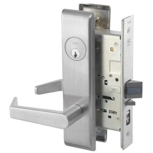 Assa Abloy Accentra Lever Lockset, Mechanical, Entrance - AUCN8807FL X 626 X YMS