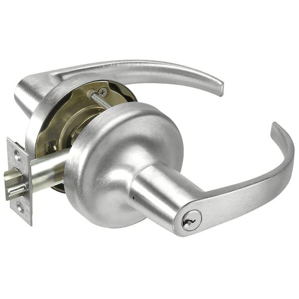 Yale Grade 2 Classroom Cylindrical Lock, Pacific Beach Lever, Conventional Cylinder, Satin Chrome Finish,  - PB5308LN 626