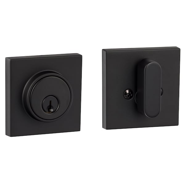 Sure-Loc Hardware Sure-Loc Hardware Modern Square Deadbolt, Flat Black - DB201-SMD FBL
