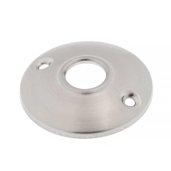 Prime-Line Passage Door Latch Set, Glass Knob with Latch Bolt Satin Nickel Finish, Vintage - E 28325