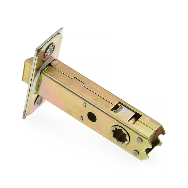 Prime-Line Passage Door Latch Set, Glass Knob with Latch Bolt Satin Nickel Finish, Vintage - E 28325