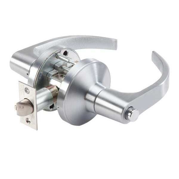 Pdq Door Lever Lockset, BSN Curved Style - GP 176  BSN 626 234 ASA